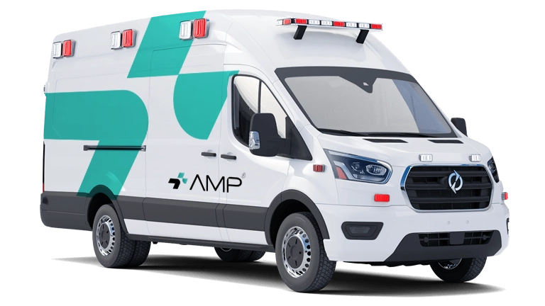Ambulancia de AMP Servicios de Salud